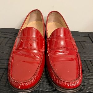 Cole Haan patent loafers